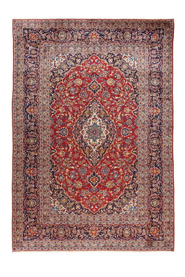 Alfombra persa - Keshan - 350 x 240 cm - rojo