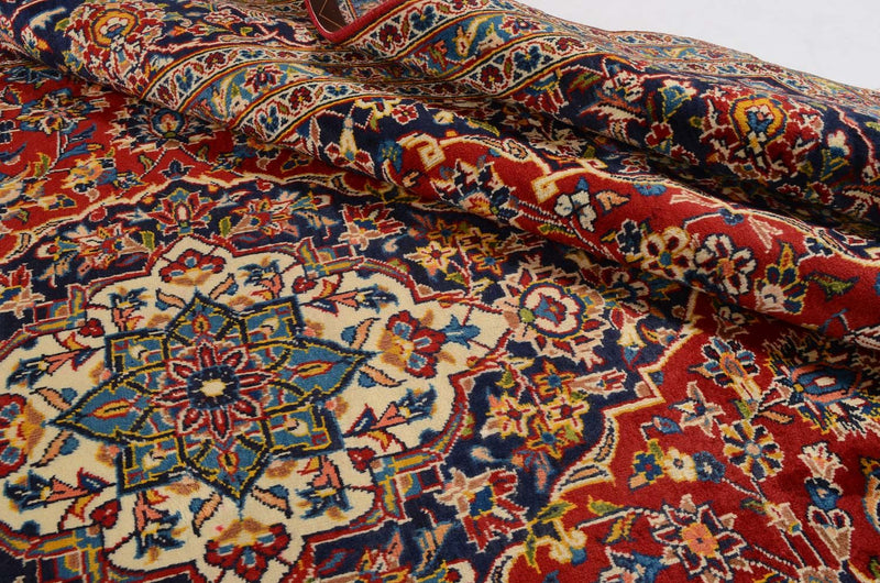 Alfombra persa - Keshan - 350 x 240 cm - rojo