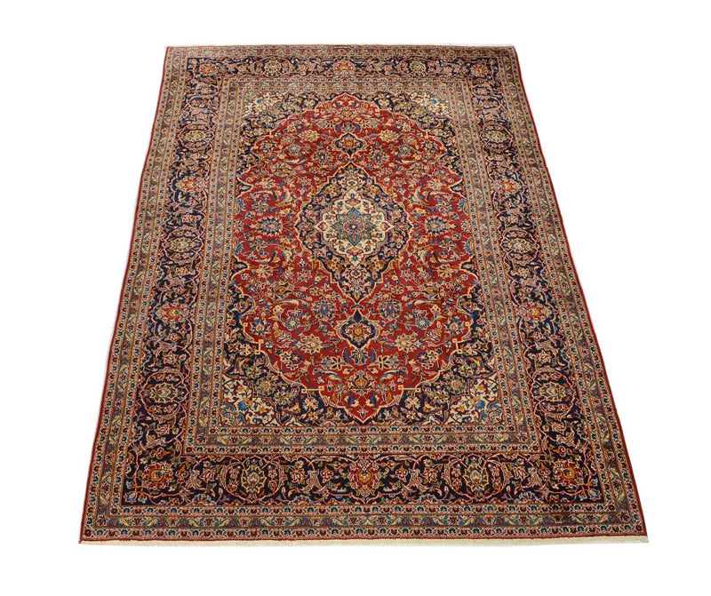 Alfombra persa - Keshan - 350 x 240 cm - rojo