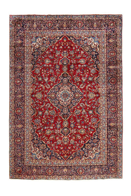 Alfombra persa - Keshan - 349 x 239 cm - rojo