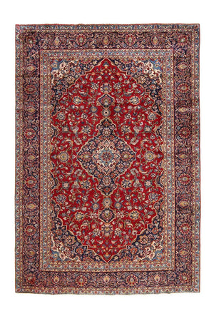 Alfombra persa - Keshan - 349 x 239 cm - rojo