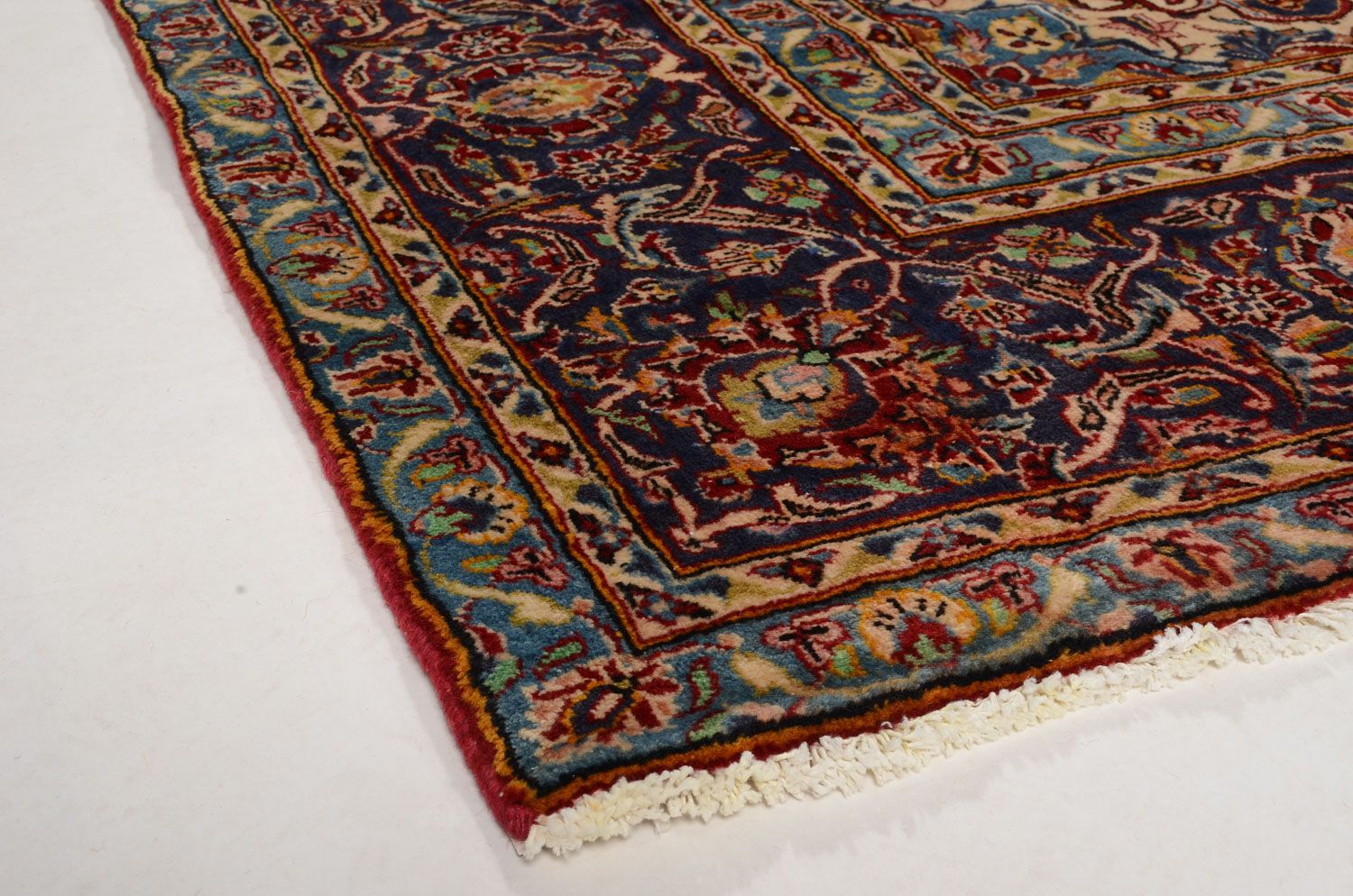 Alfombra persa - Keshan - 349 x 239 cm - rojo