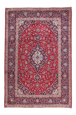 Alfombra persa - Keshan - 351 x 239 cm - rojo