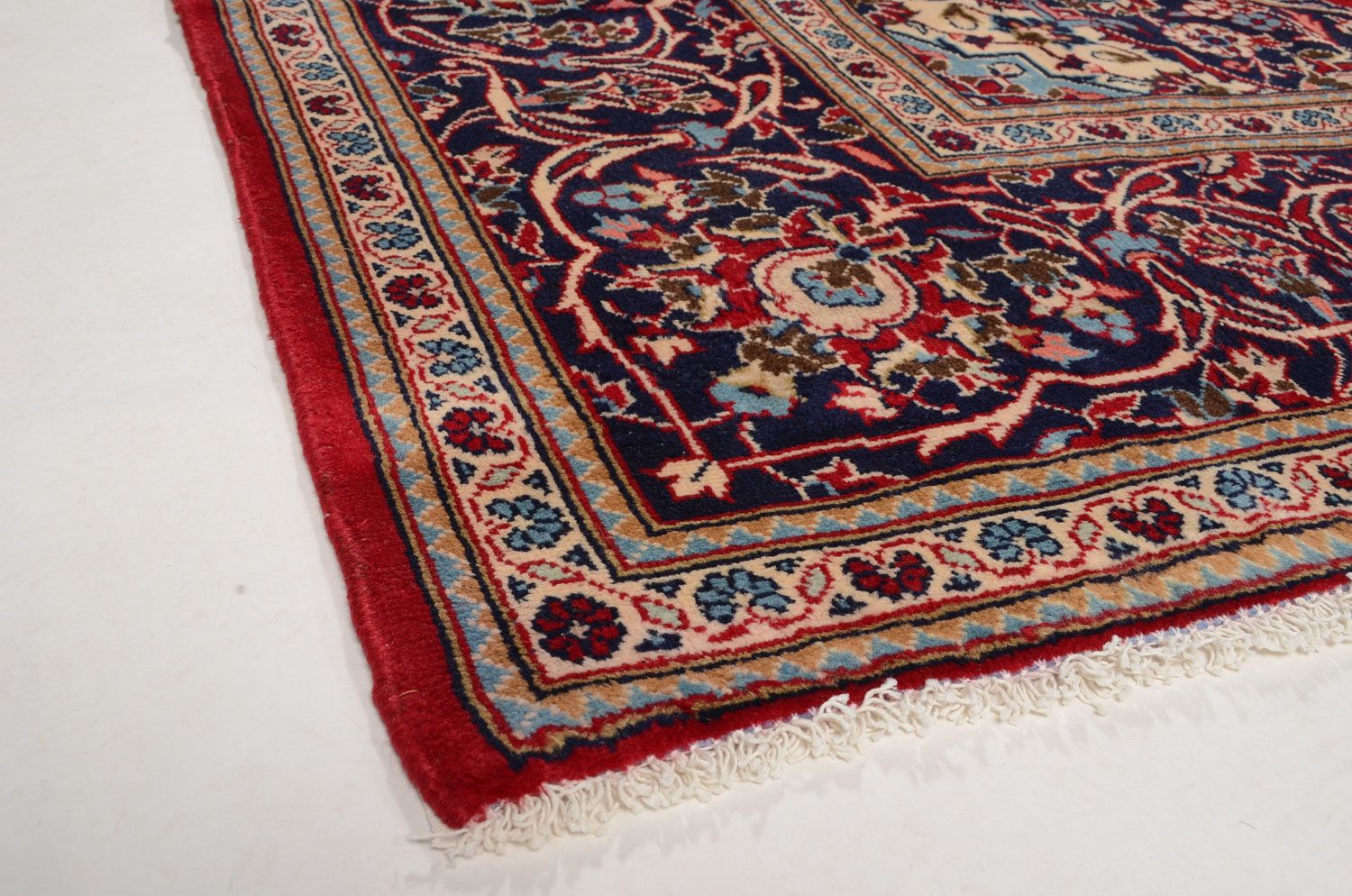 Alfombra persa - Keshan - 351 x 239 cm - rojo
