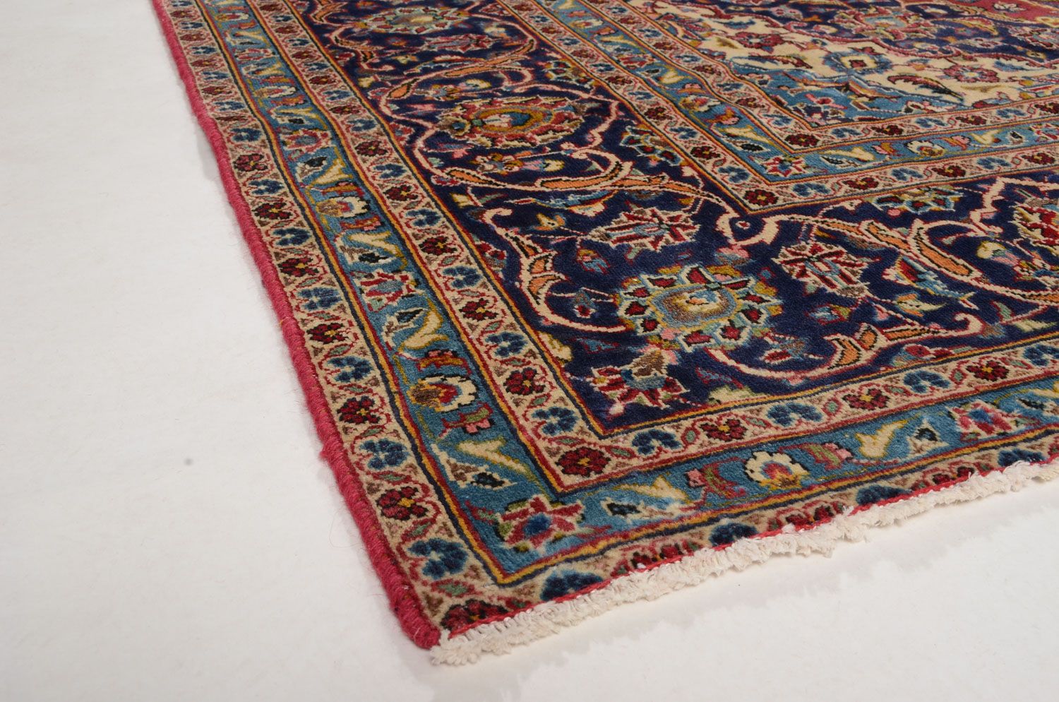 Alfombra persa - Keshan - 344 x 243 cm - rojo
