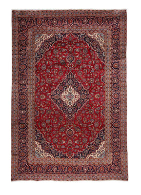 Alfombra persa - Keshan - 363 x 247 cm - rojo