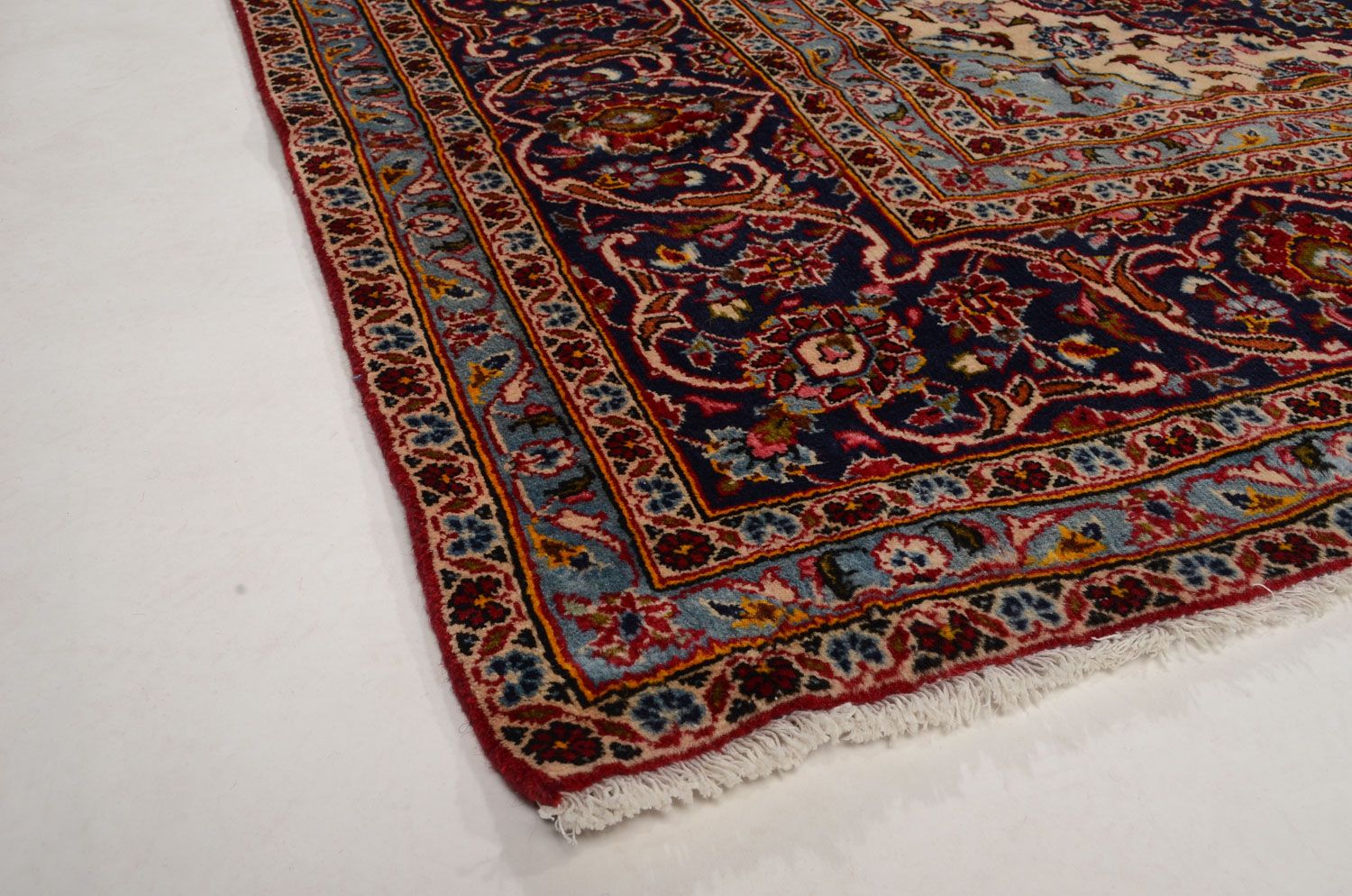 Alfombra persa - Keshan - 363 x 247 cm - rojo