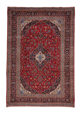 Alfombra persa - Keshan - 365 x 253 cm - rojo