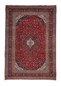 Alfombra persa - Keshan - 365 x 253 cm - rojo