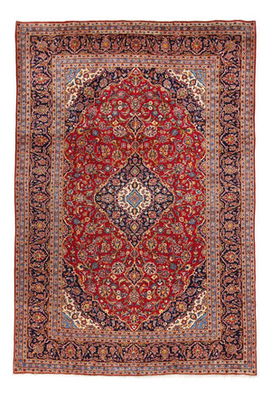 Alfombra persa - Keshan - 358 x 246 cm - rojo