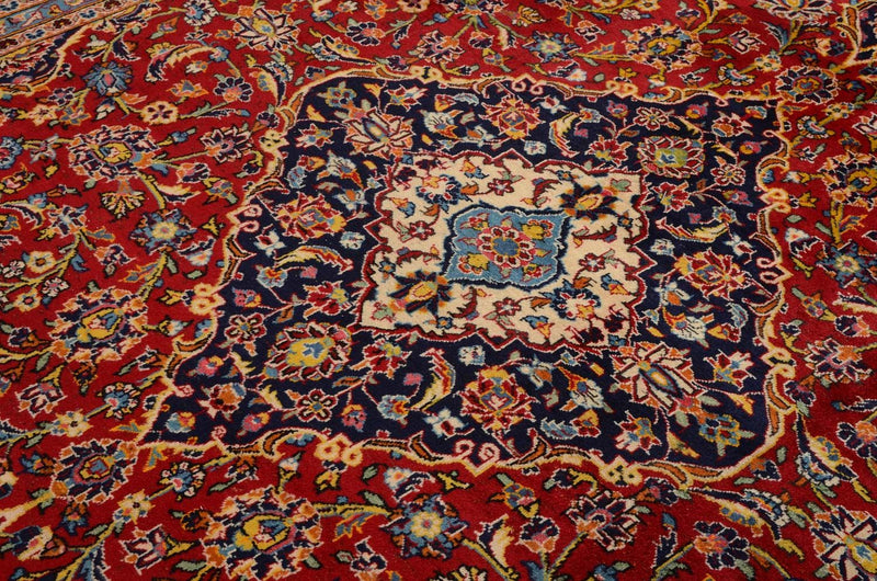 Alfombra persa - Keshan - 358 x 246 cm - rojo