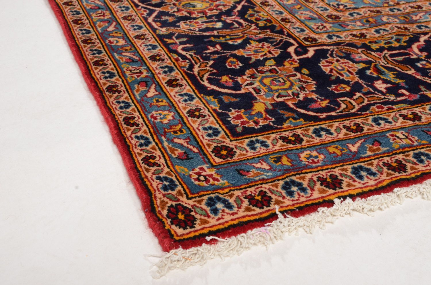 Alfombra persa - Keshan - 358 x 246 cm - rojo
