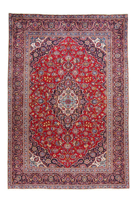 Alfombra persa - Keshan - 332 x 231 cm - rojo