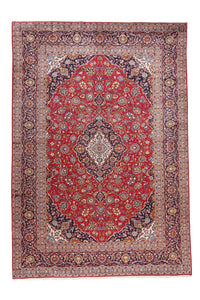 Alfombra persa - Keshan - 349 x 246 cm - rojo