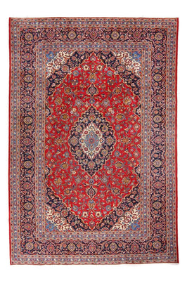 Alfombra persa - Keshan - 350 x 242 cm - rojo