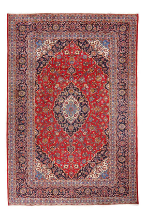 Alfombra persa - Keshan - 350 x 242 cm - rojo