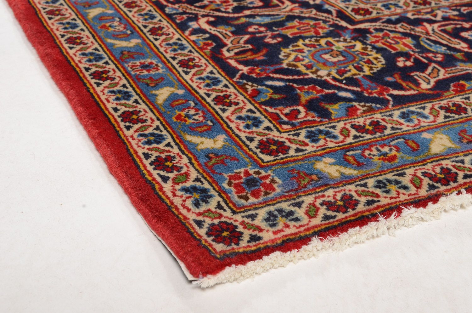 Alfombra persa - Keshan - 350 x 242 cm - rojo