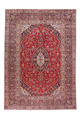 Alfombra persa - Keshan - 336 x 241 cm - rojo