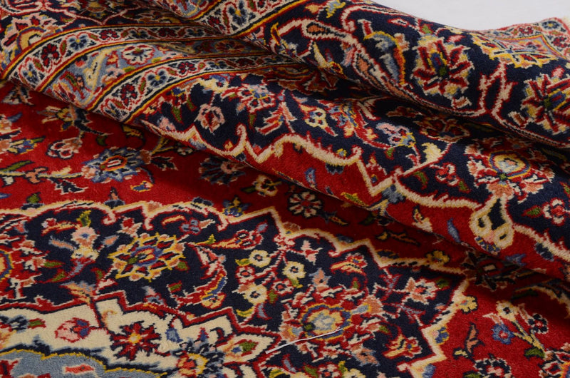 Alfombra persa - Keshan - 336 x 241 cm - rojo