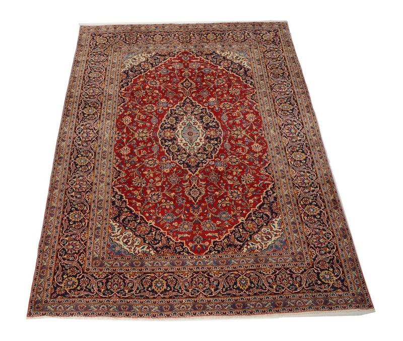 Alfombra persa - Keshan - 336 x 241 cm - rojo