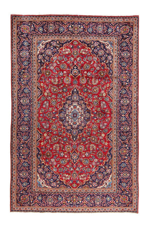 Alfombra persa - Keshan - 305 x 198 cm - rojo