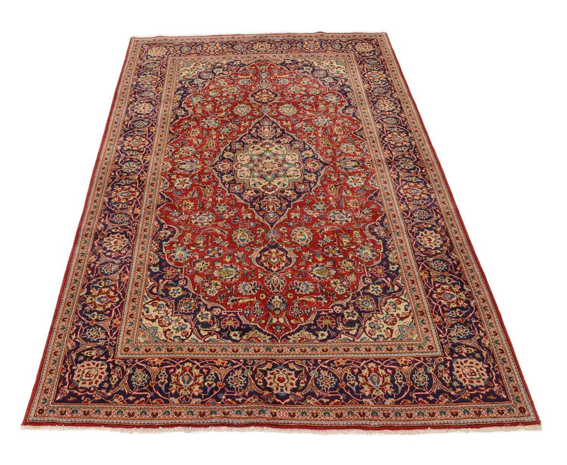 Alfombra persa - Keshan - 315 x 197 cm - rojo