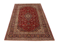 Alfombra persa - Keshan - 300 x 199 cm - rojo