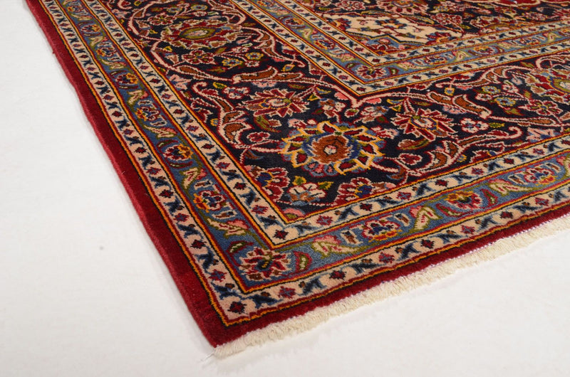Alfombra persa - Keshan - 300 x 199 cm - rojo