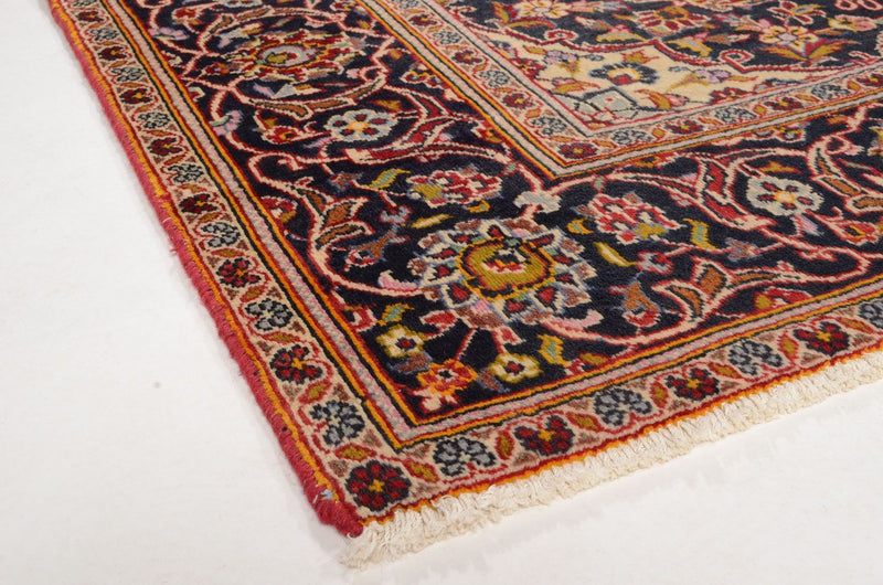 Alfombra persa - Keshan - 299 x 194 cm - rojo