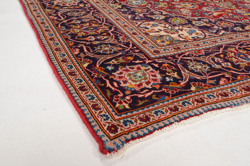 Alfombra persa - Keshan - 297 x 200 cm - rojo