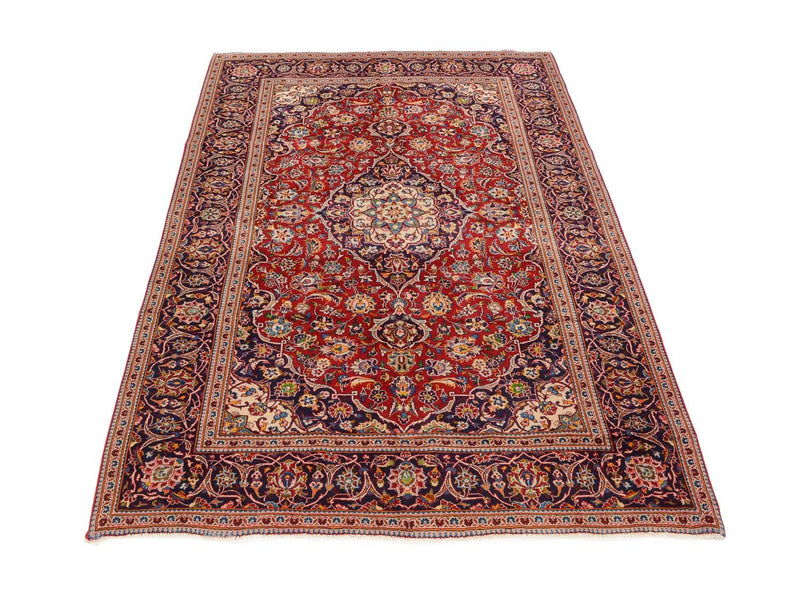 Alfombra persa - Keshan - 297 x 200 cm - rojo