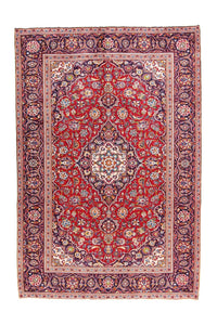 Alfombra persa - Keshan - 290 x 195 cm - rojo
