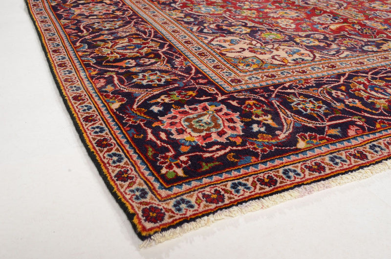 Alfombra persa - Keshan - 290 x 195 cm - rojo