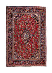 Alfombra persa - Keshan - 300 x 200 cm - rojo
