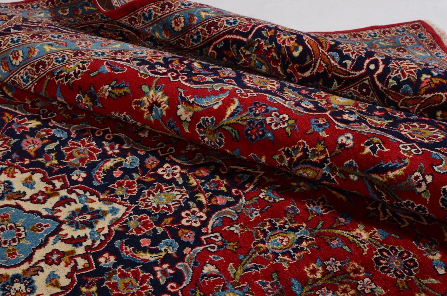 Alfombra persa - Keshan - 352 x 246 cm - rojo