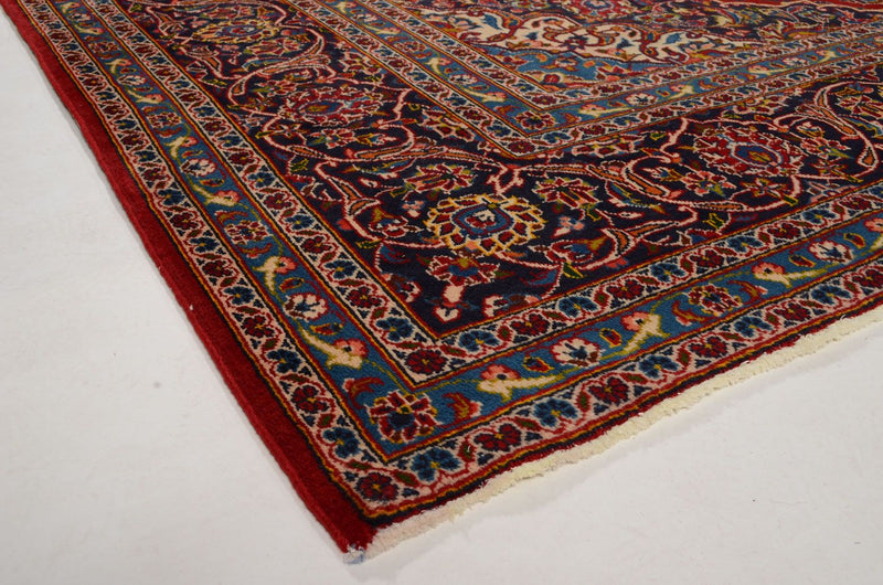 Alfombra persa - Keshan - 357 x 245 cm - rojo