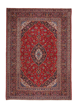 Alfombra persa - Keshan - 360 x 255 cm - rojo