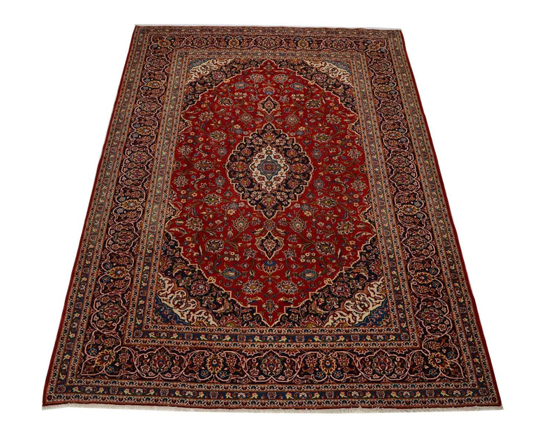 Alfombra persa - Keshan - 360 x 255 cm - rojo