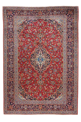 Alfombra persa - Keshan - 359 x 252 cm - rojo
