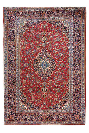 Alfombra persa - Keshan - 359 x 252 cm - rojo