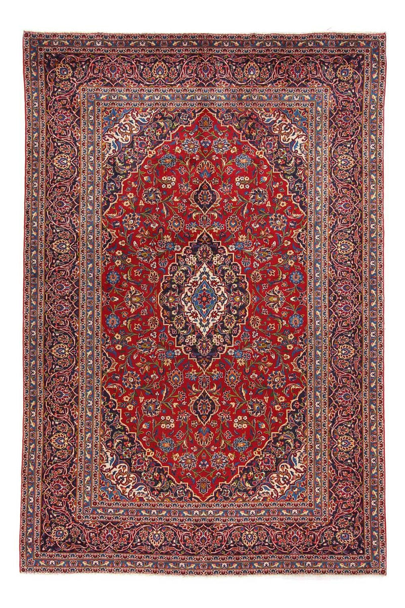 Alfombra persa - Keshan - 368 x 247 cm - rojo