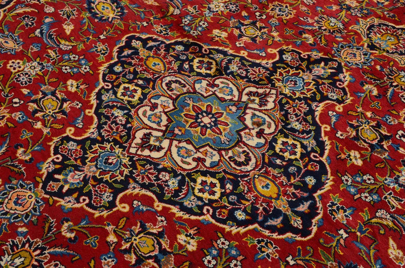 Alfombra persa - Keshan - 360 x 255 cm - rojo