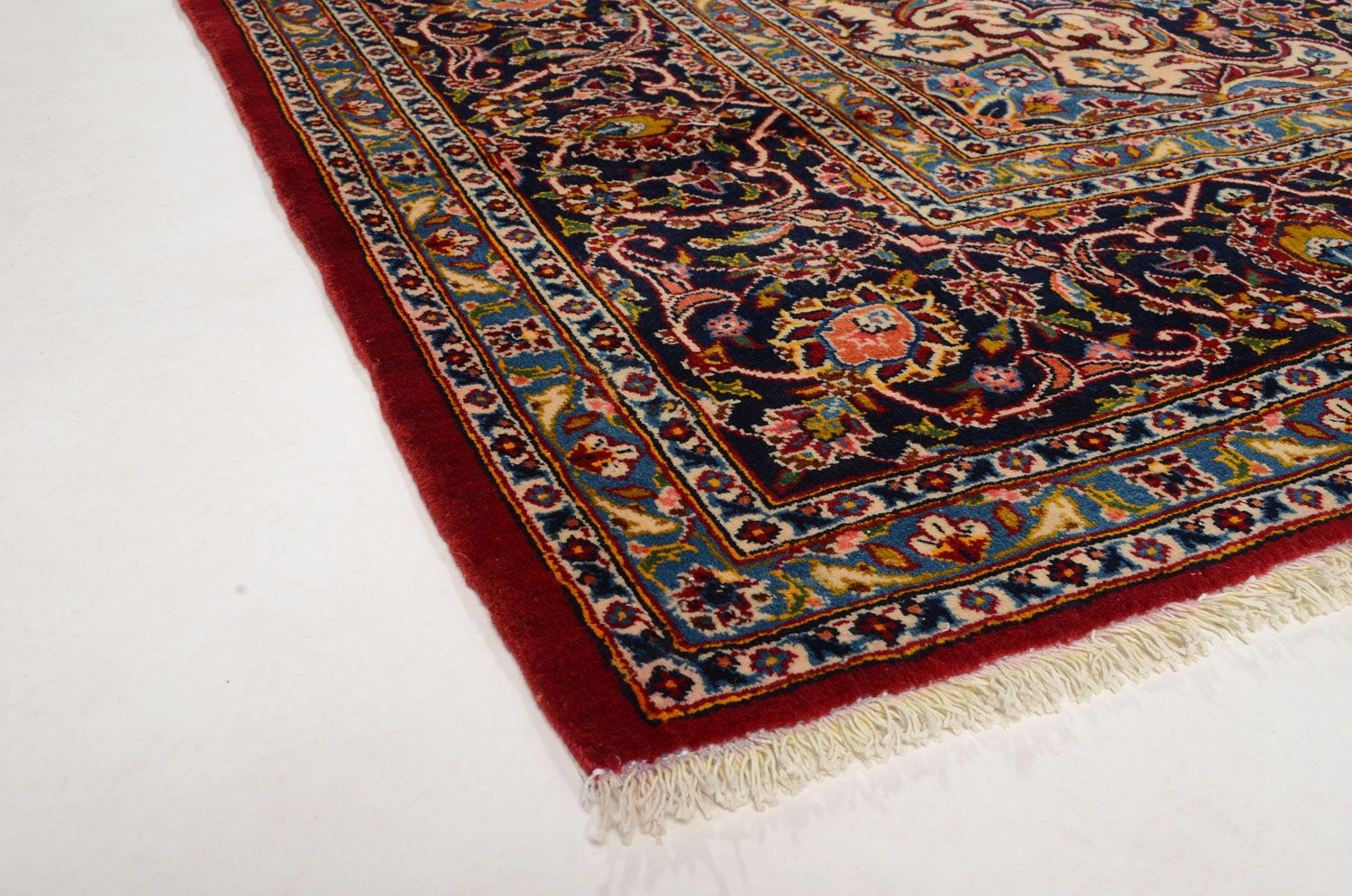 Alfombra persa - Keshan - 360 x 255 cm - rojo