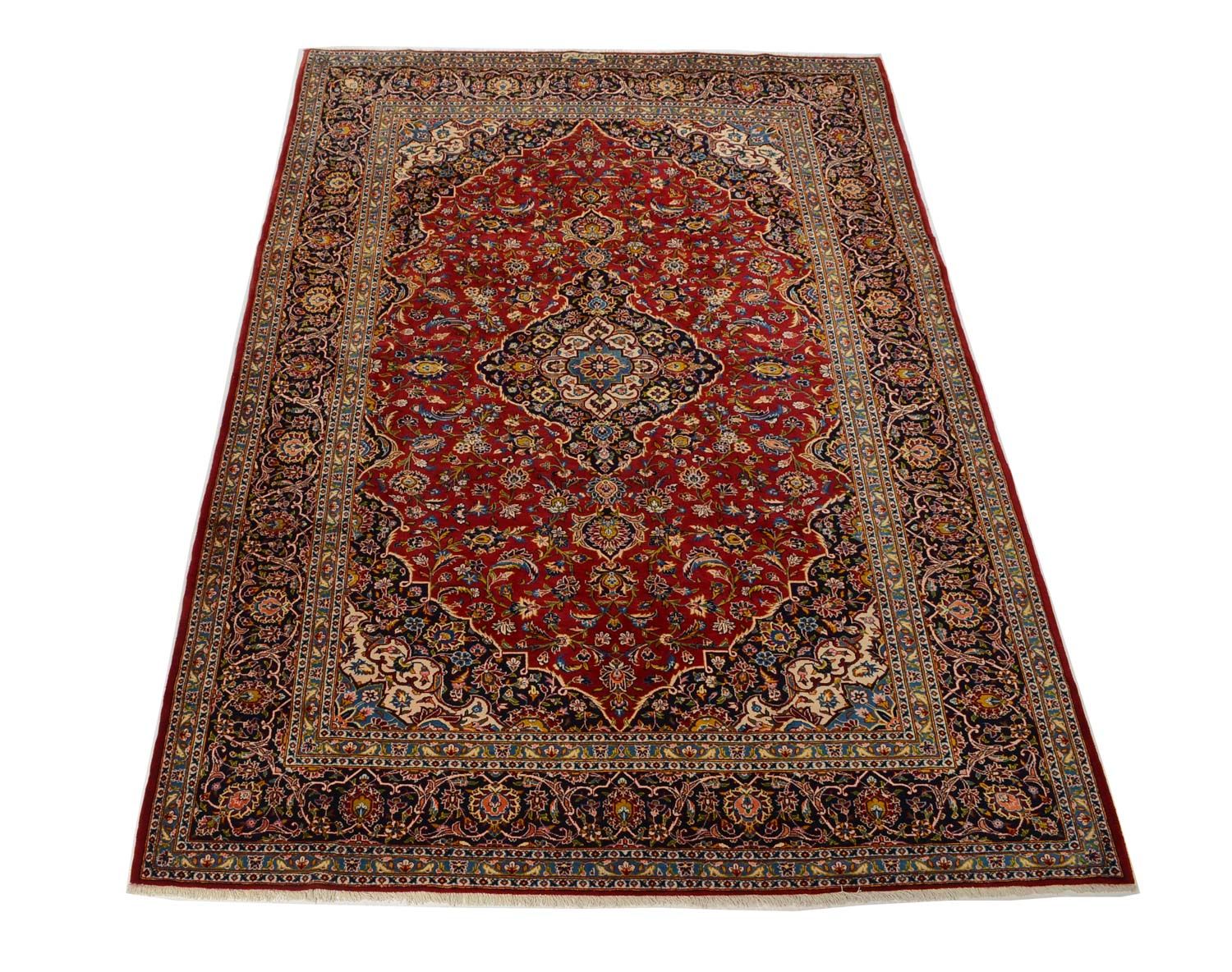 Alfombra persa - Keshan - 360 x 255 cm - rojo
