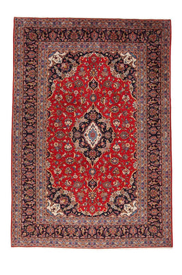 Alfombra persa - Keshan - 350 x 242 cm - rojo