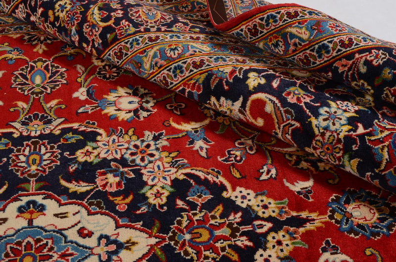 Alfombra persa - Keshan - 350 x 242 cm - rojo