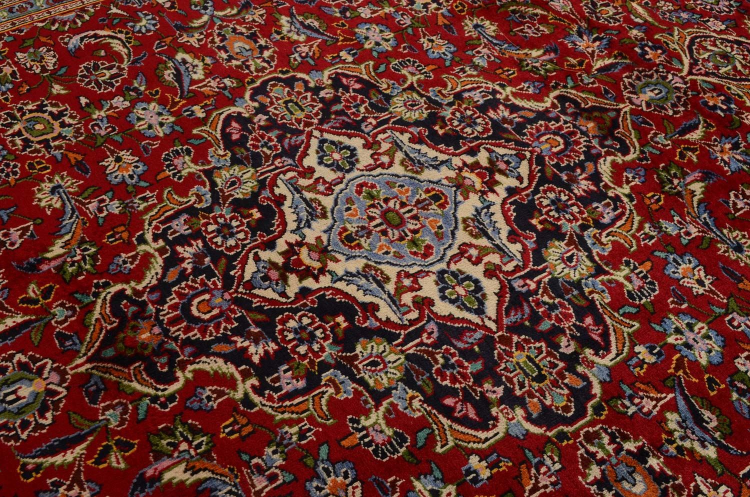 Alfombra persa - Keshan - 352 x 248 cm - rojo