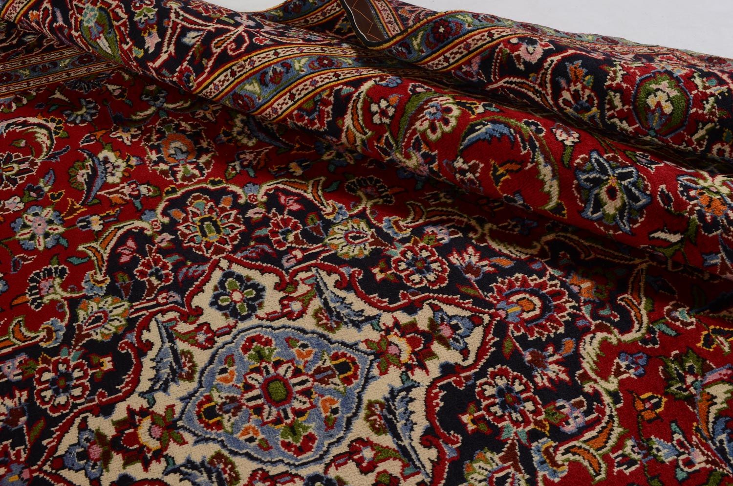 Alfombra persa - Keshan - 352 x 248 cm - rojo