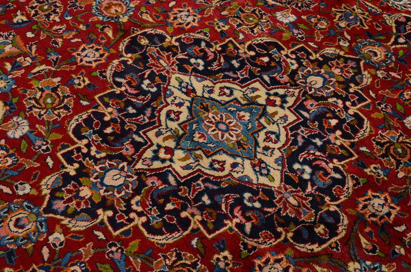 Alfombra persa - Keshan - 365 x 258 cm - rojo