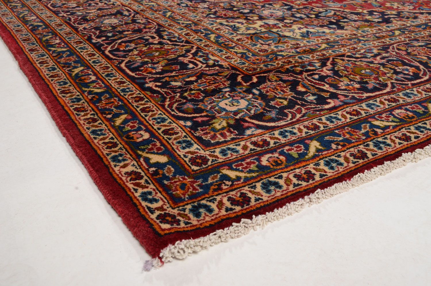 Alfombra persa - Keshan - 365 x 258 cm - rojo